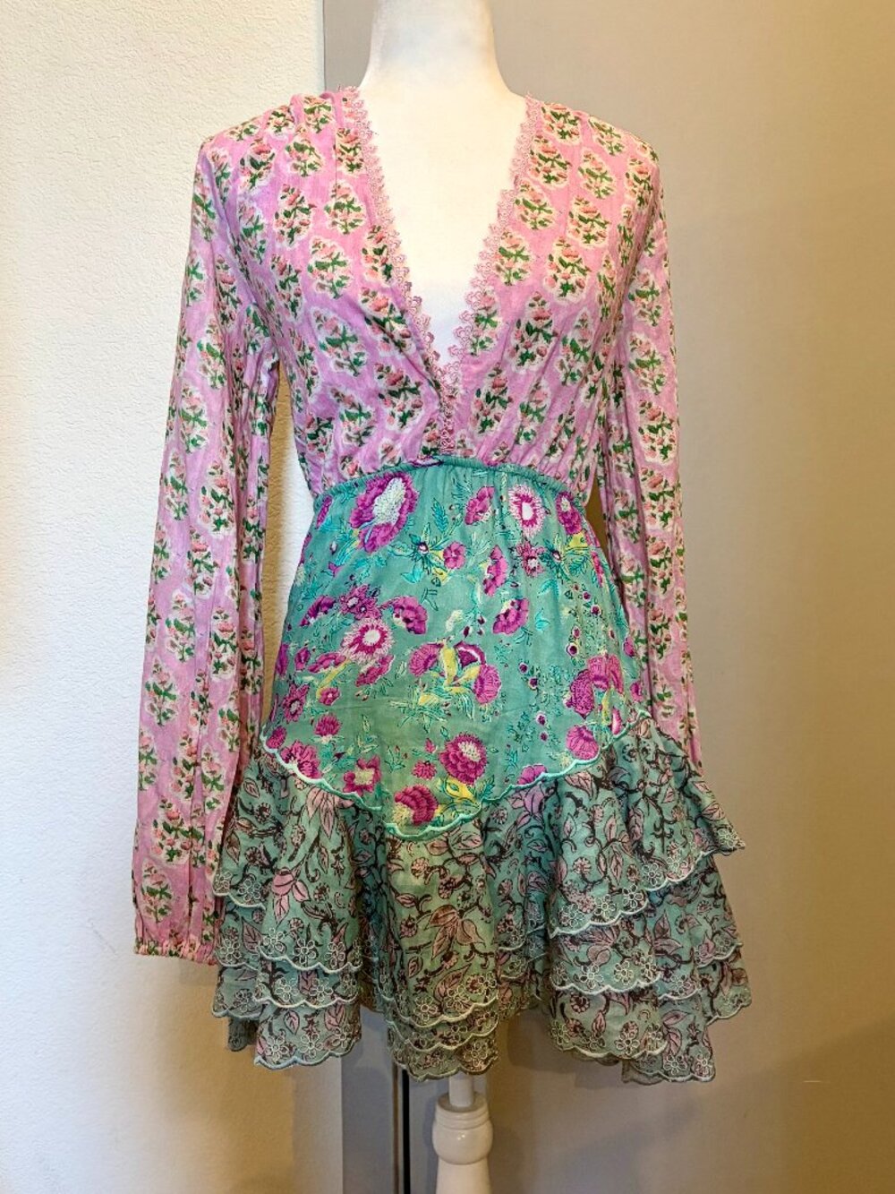 Hemant & Nandita Hera Mini Dress Size Small